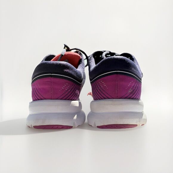 Brooks Launch 5 Women's Running Shoes Blue Coral Purple Low Top Size 10 Medium B - Picture 4 of 11